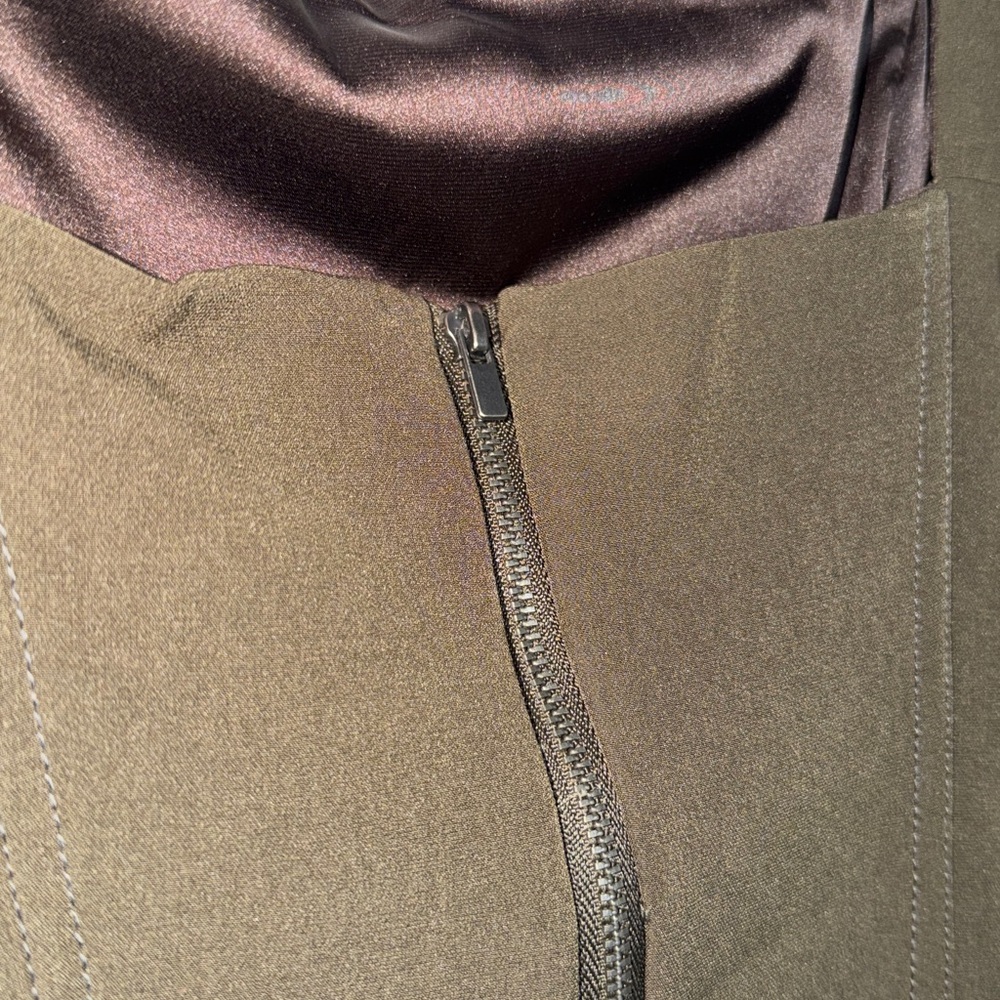 NWT Fletch Olive Buckle Strap Mini Dress - Picture 4 of 5